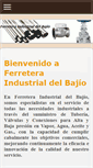 Mobile Screenshot of ferretera-industrial-del-bajio.com